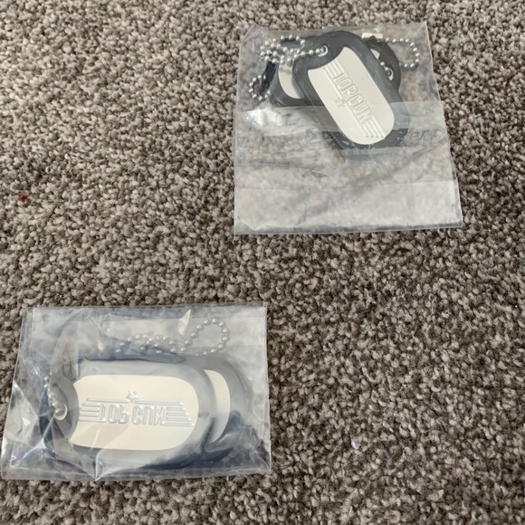 Other - Two Top Gun dog tag chain necklaces